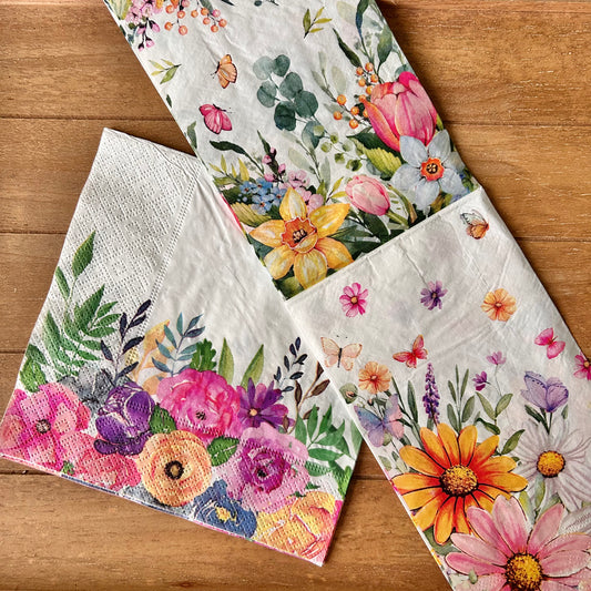 Napkin Bundle |  Bright Florals