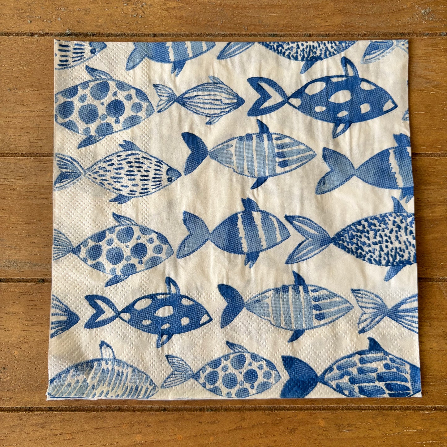 Napkin | Blue Fish