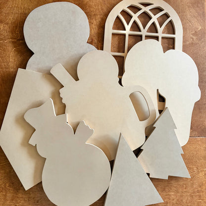 Large Seasonal Wood Blanks