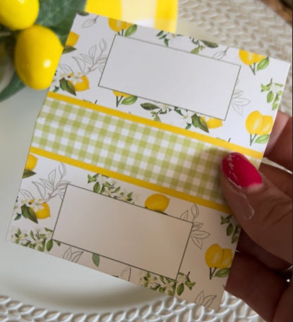 Place Cards | Lemons (Digital Download)