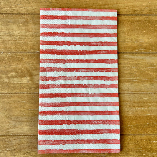 Napkin | Soft Stripes in Red