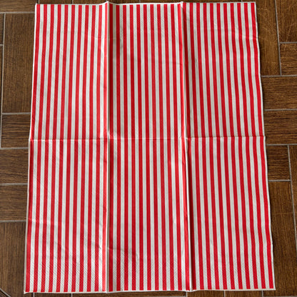Napkin | Bright Red Stripes