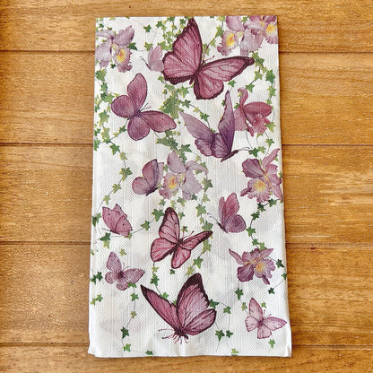 Napkin | Purple Butterflies