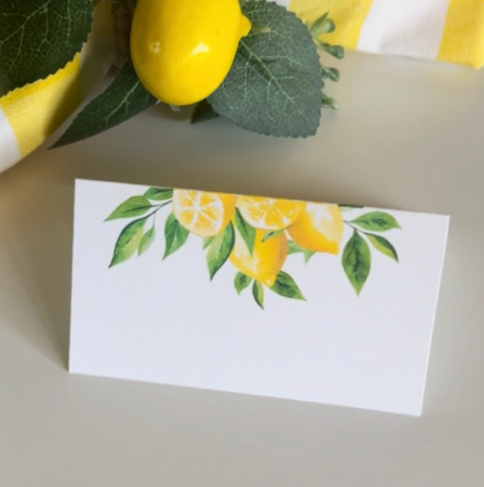 Placecards | Lemons
