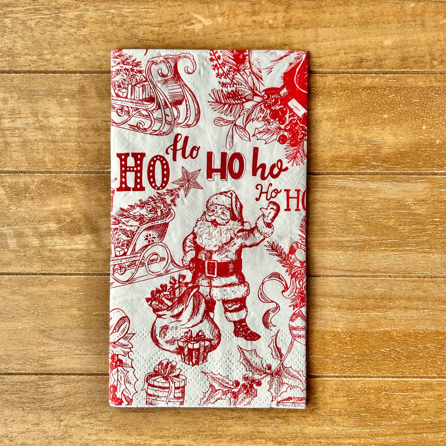 Napkin | Ho Ho Ho Santa Print