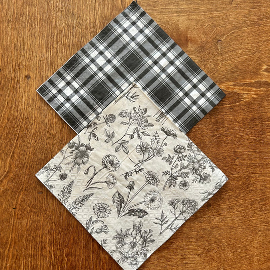 Napkin  Bundle | Black & White