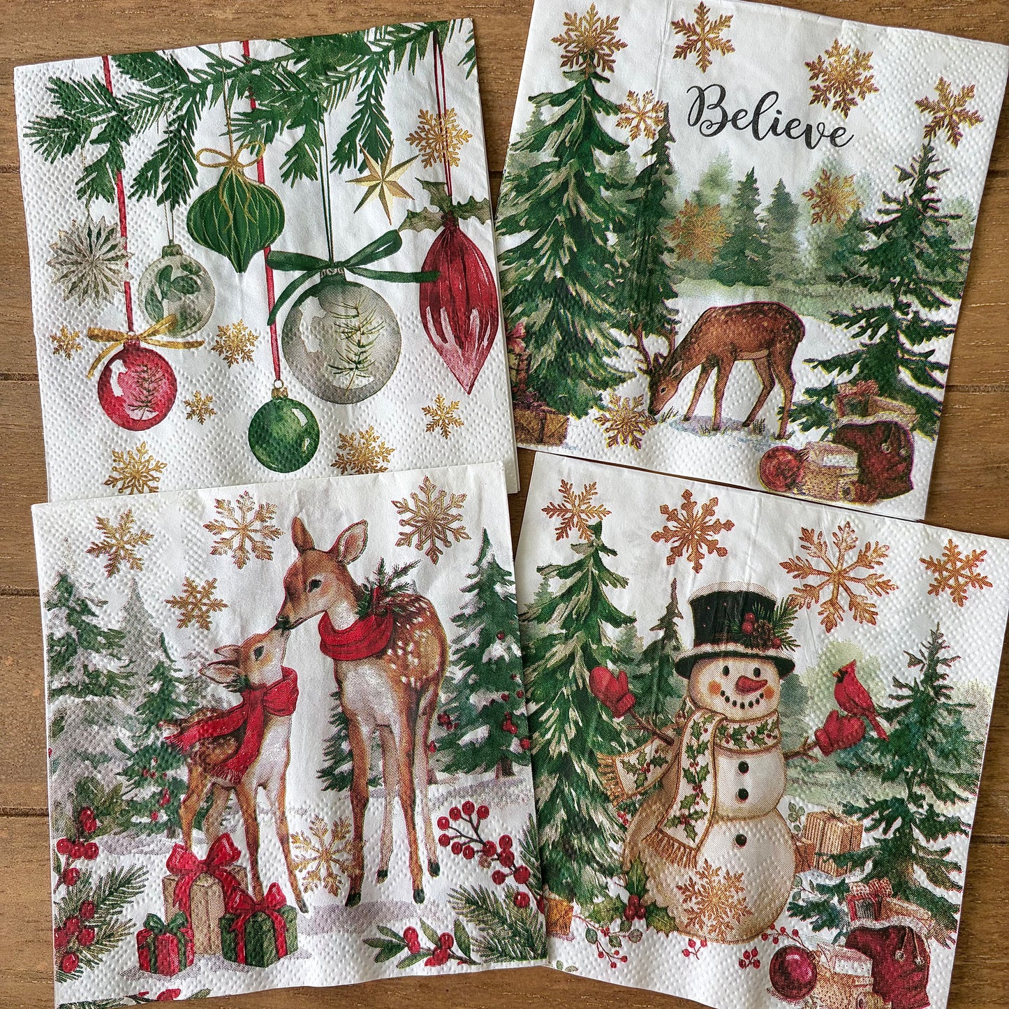 Napkin Bundle | Woodland Christmas