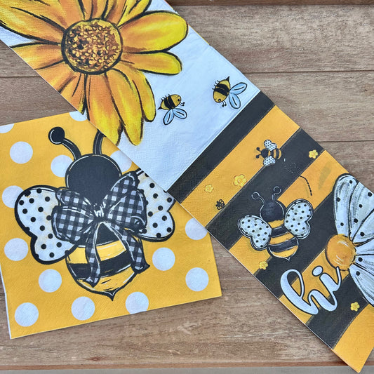 Napkin Bundle | Sunflower Bee