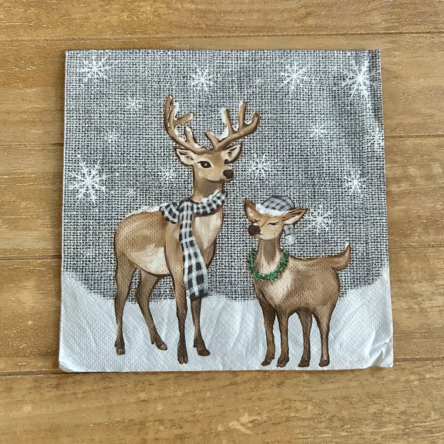 Napkin | Let It Snow Snowman Reindeer Combo