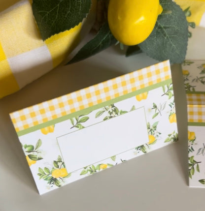 Place Cards | Lemons (Digital Download)