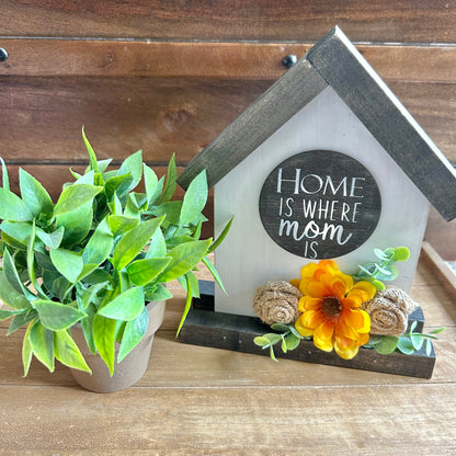 Finished Shelf Sitter | Home is Where Mom Is