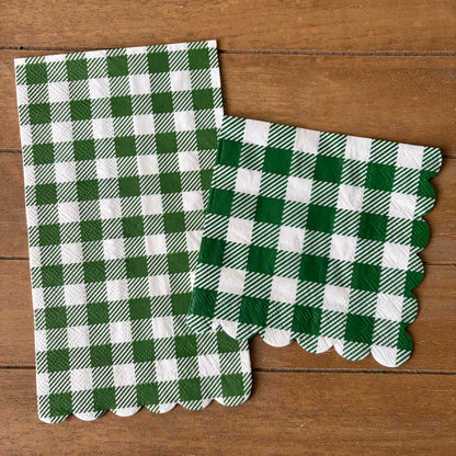 Napkin | Dark Green Check