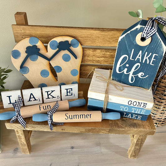 Tiered Tray Set | Lake