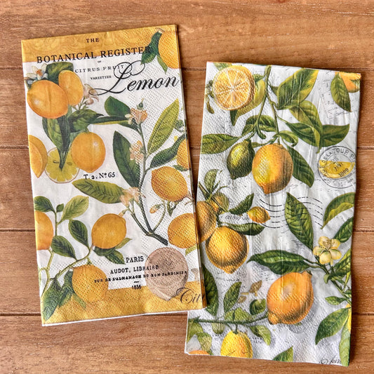 Napkin Bundle | Vintage & Botanical Lemon