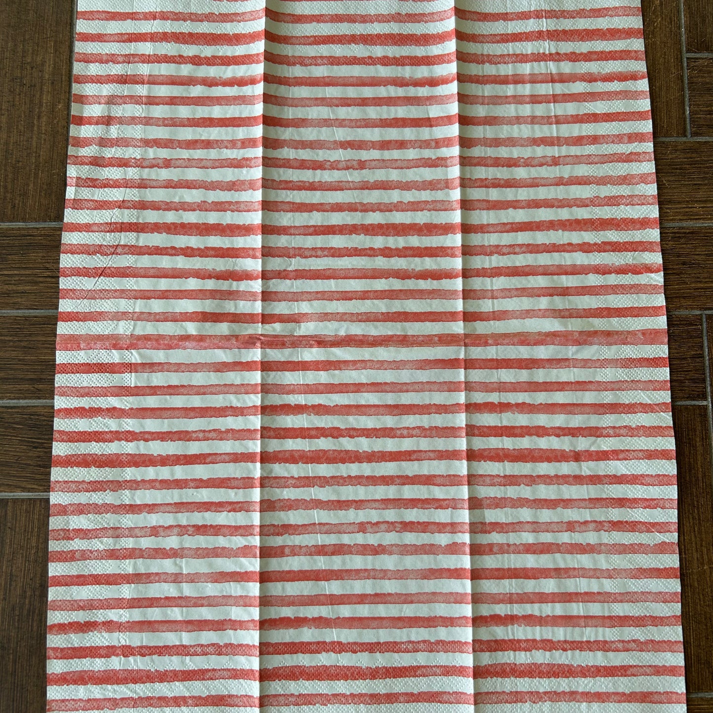 Napkin | Soft Stripes in Red