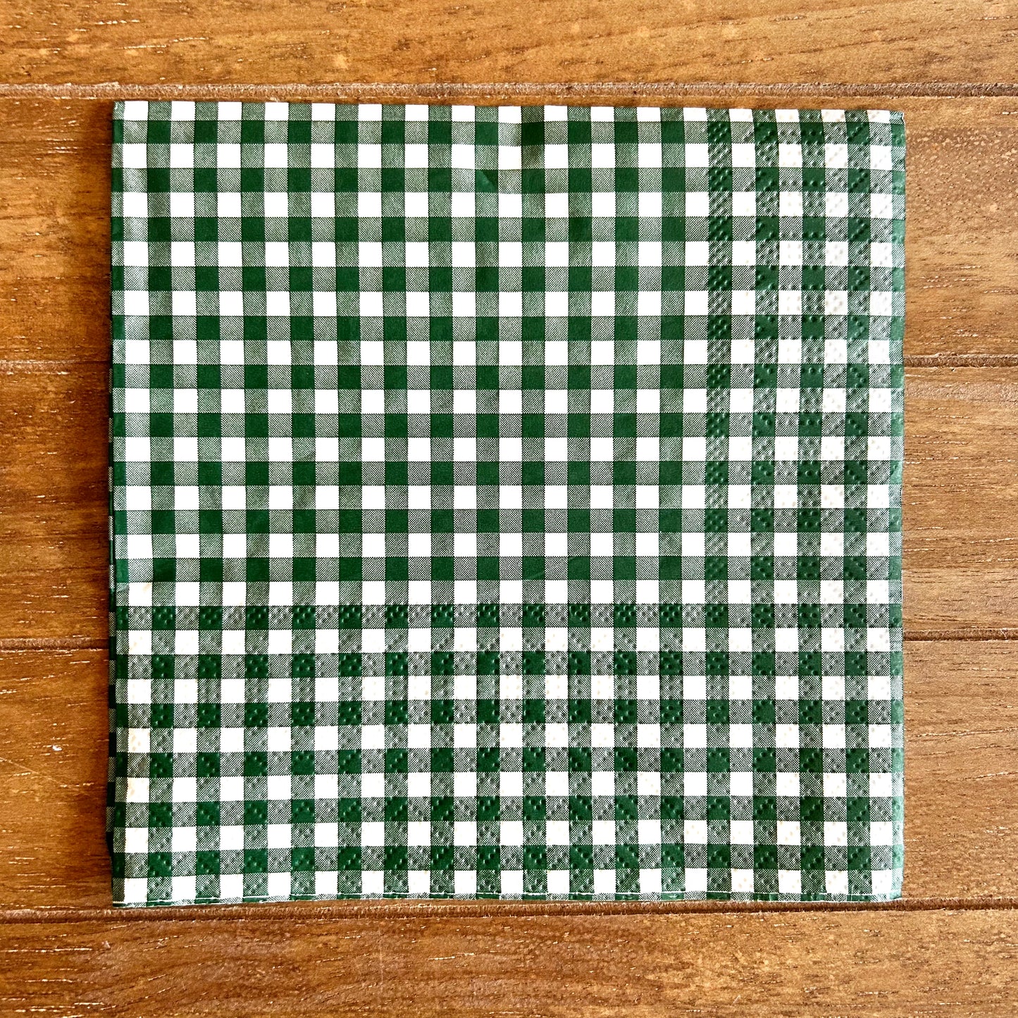 Napkin | Dark Green Gingham