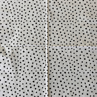Napkin Bundle | Black & White Pattern Play