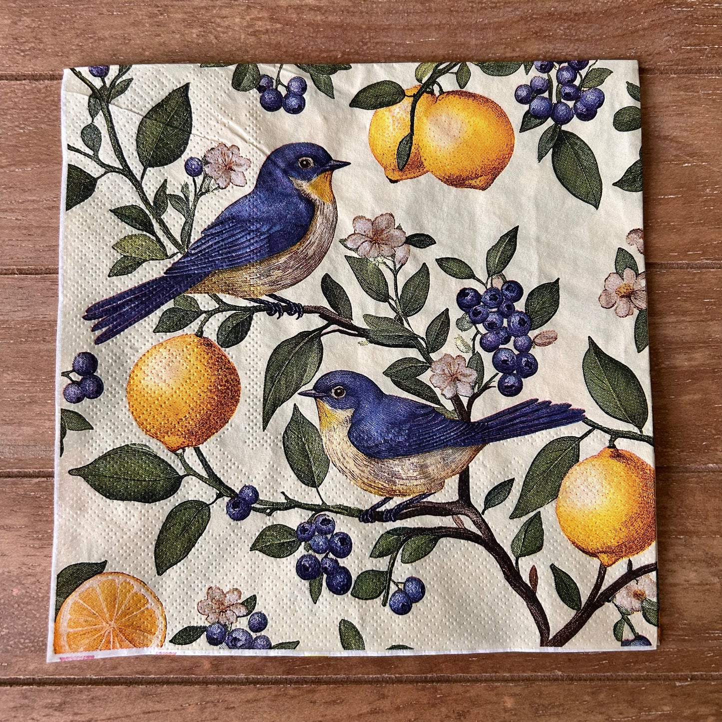 Napkin Bundle | Lemons & Bluebirds