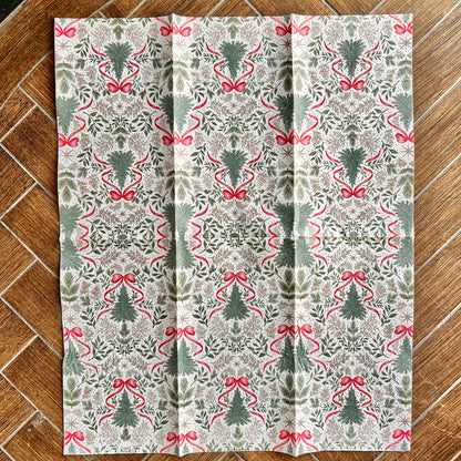 Napkin | Christmas Trees and Bows