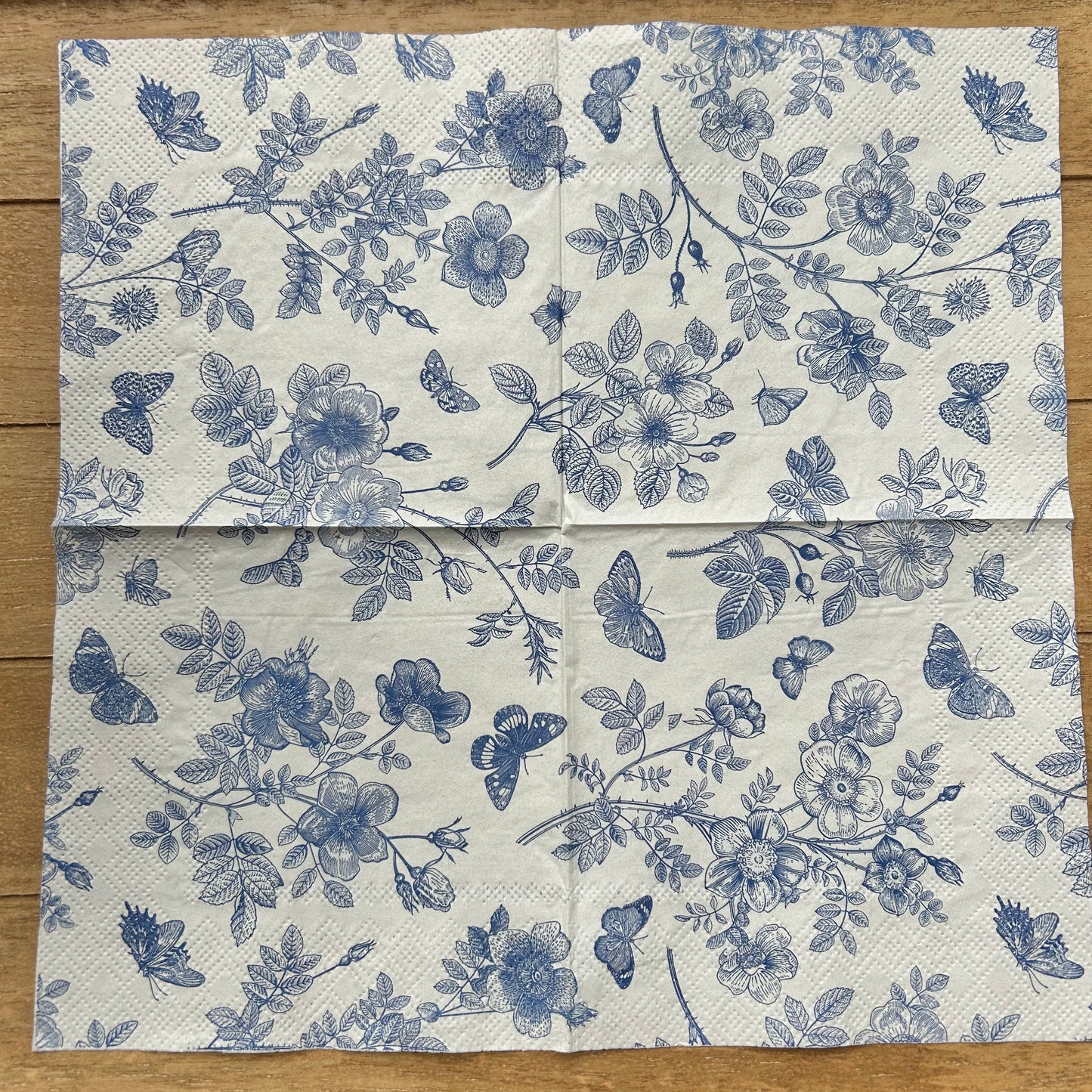 Napkin | Dark Blue Floral