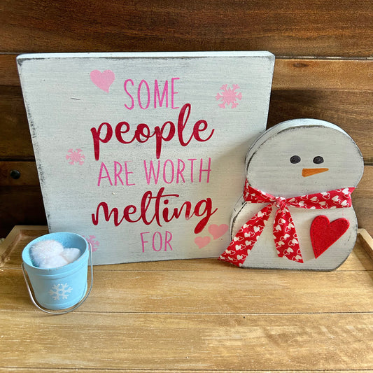 Snowman Sign Set
