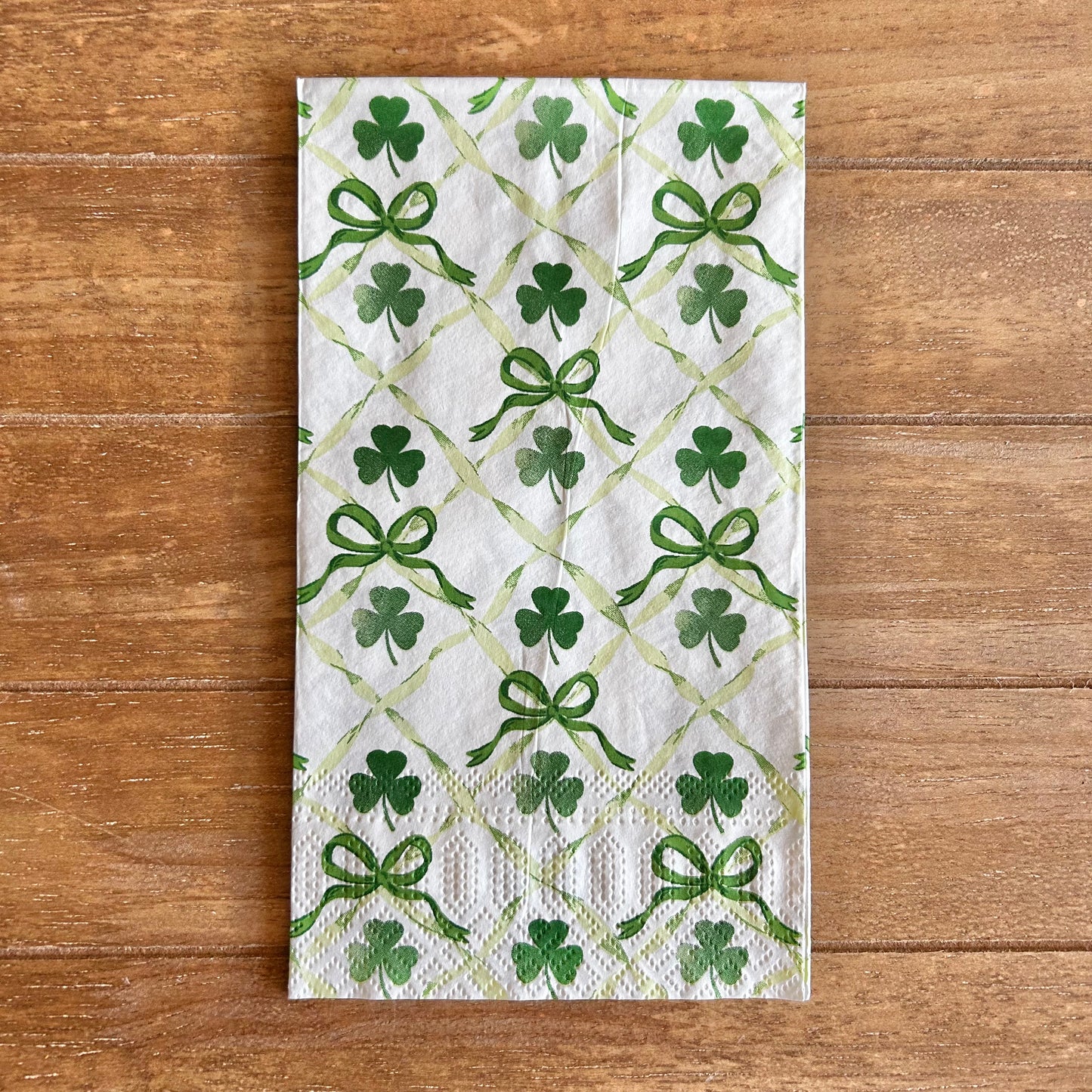 Napkin | Shamrocks and Bows