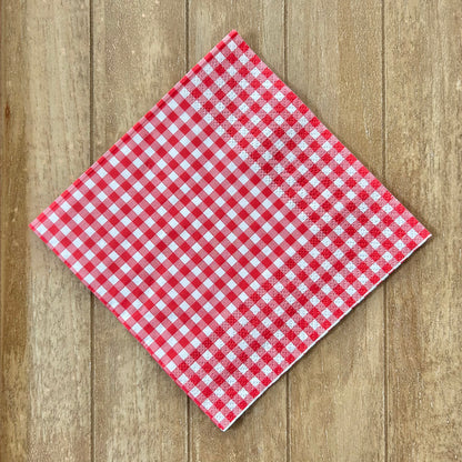 Napkin | Red and White Gingham