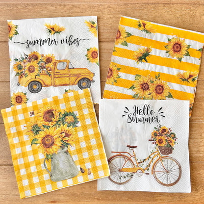 Napkin Bundle | Sunflower Summer Vibes Set