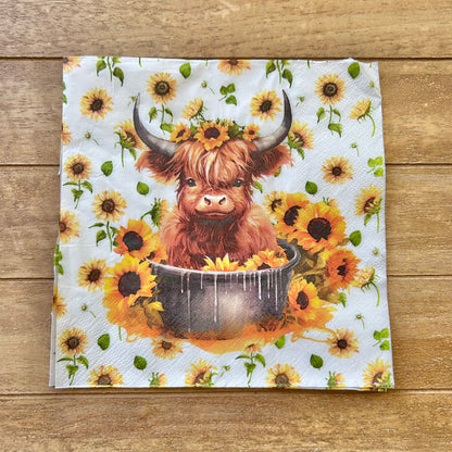 Napkin Bundle | Highland Cows