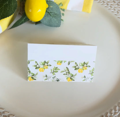 Place Cards | Lemons (Digital Download)