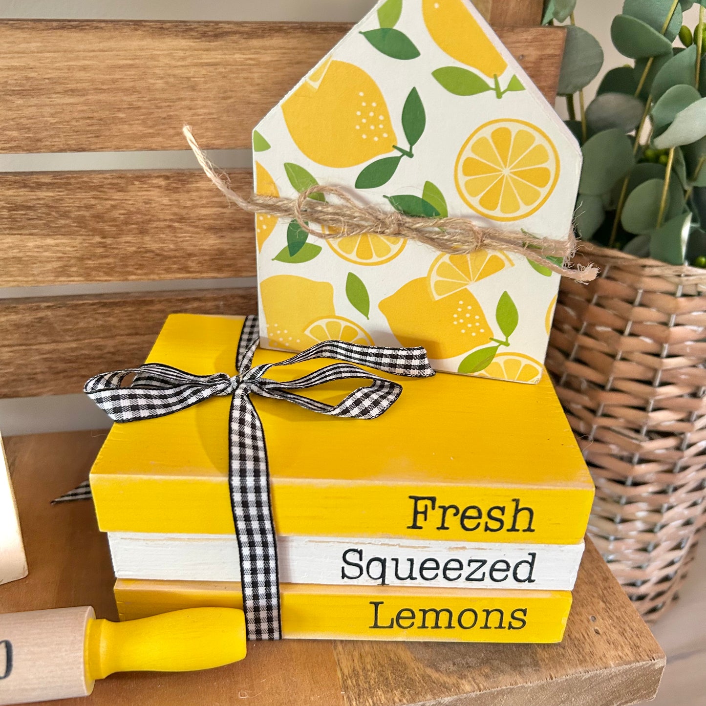 Tiered Tray Set | Lemons