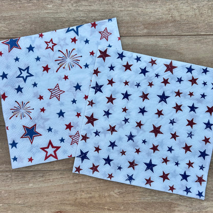 Napkin Bundle | Patriotic Stars