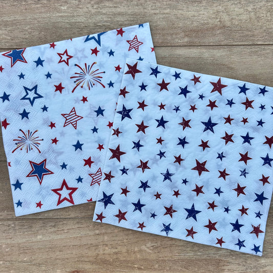 Napkin Bundle | Patriotic Stars