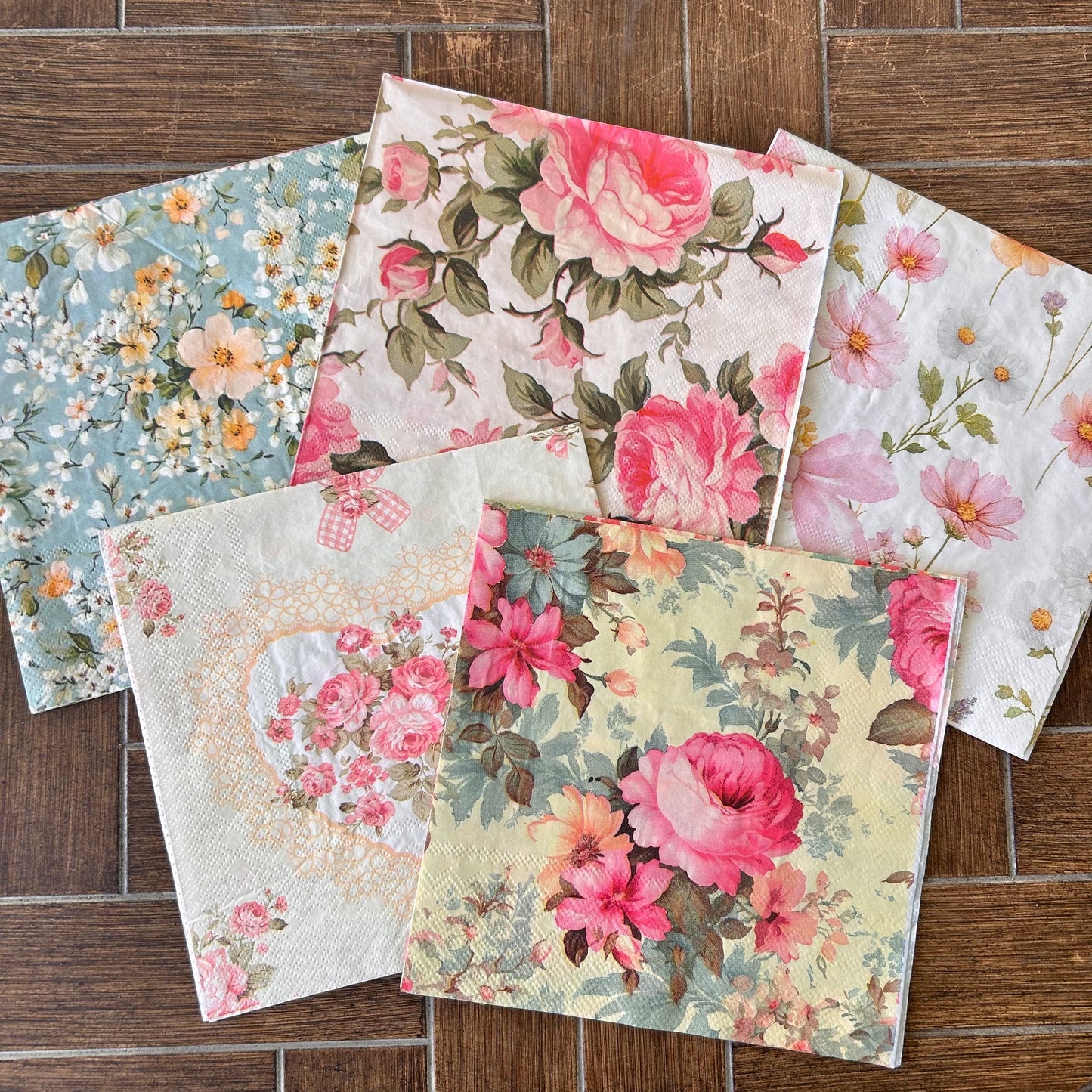 Napkin Bundle | Quad Print Florals