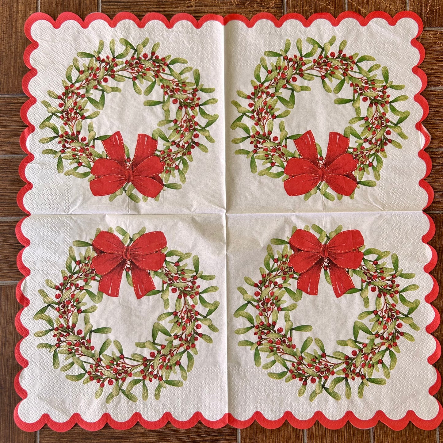 Napkin Bundle | Traditional Red & Green