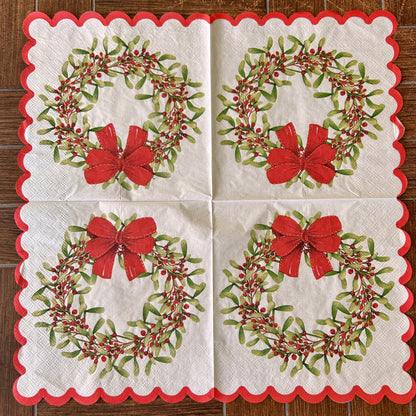 Napkin Bundle | Traditional Red & Green
