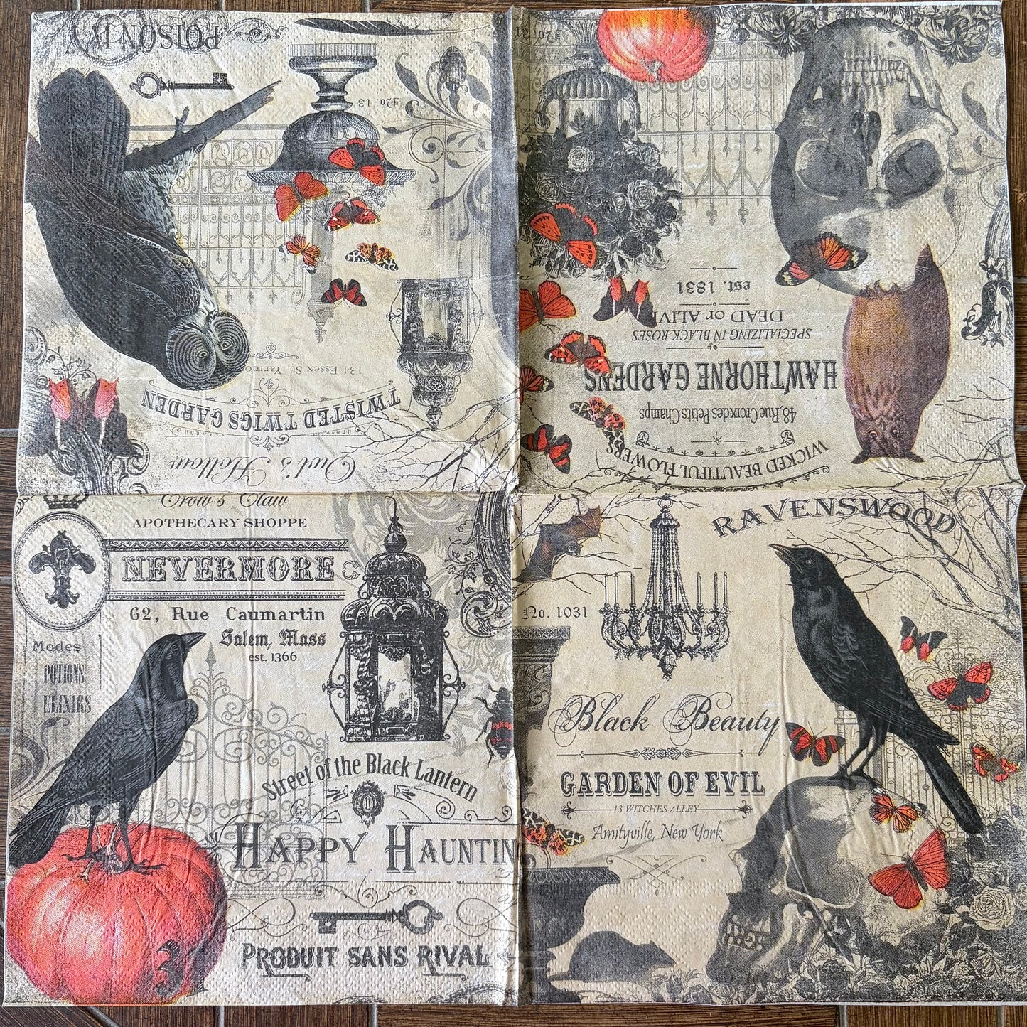 Napkin | Quad Print Halloween