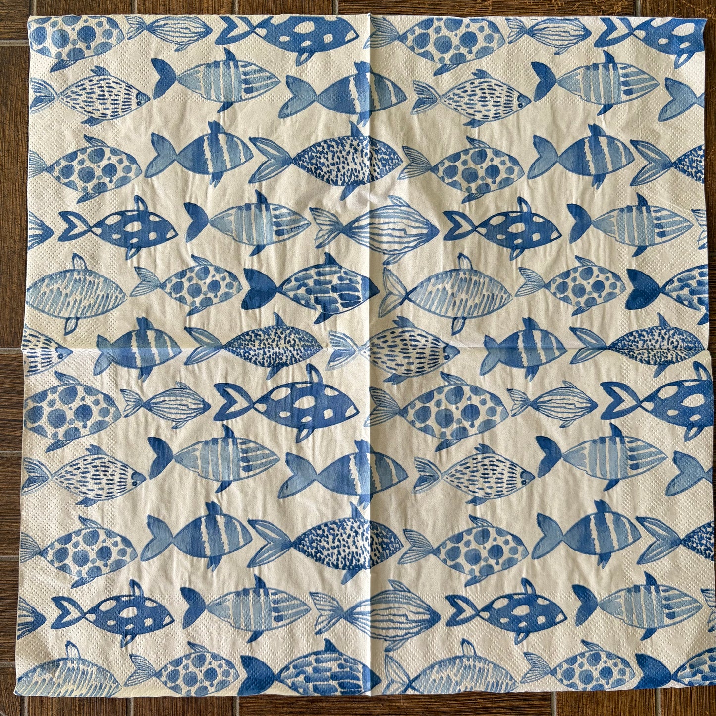 Napkin | Blue Fish