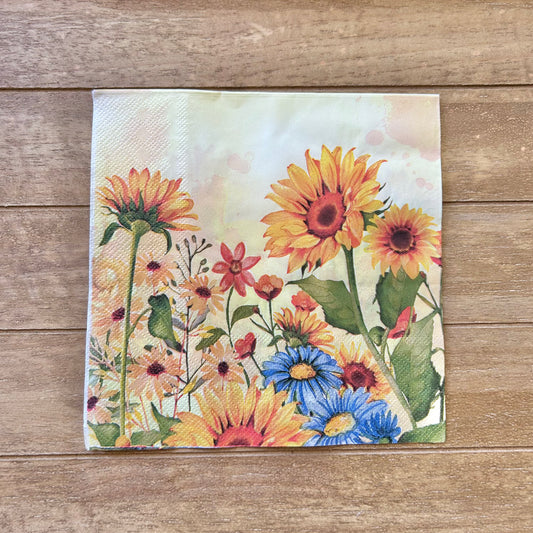 Napkin | Fall Wildflowers