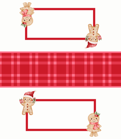 Digital Place Cards | Gingerbread People