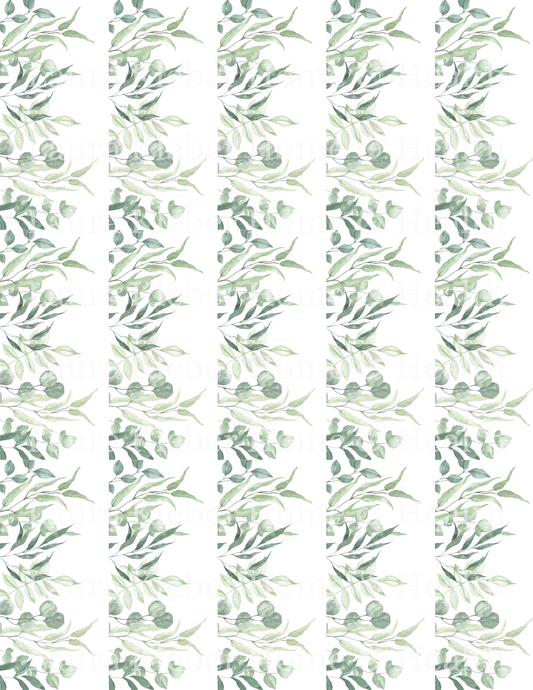 Decoupage Prints | Green Leafy