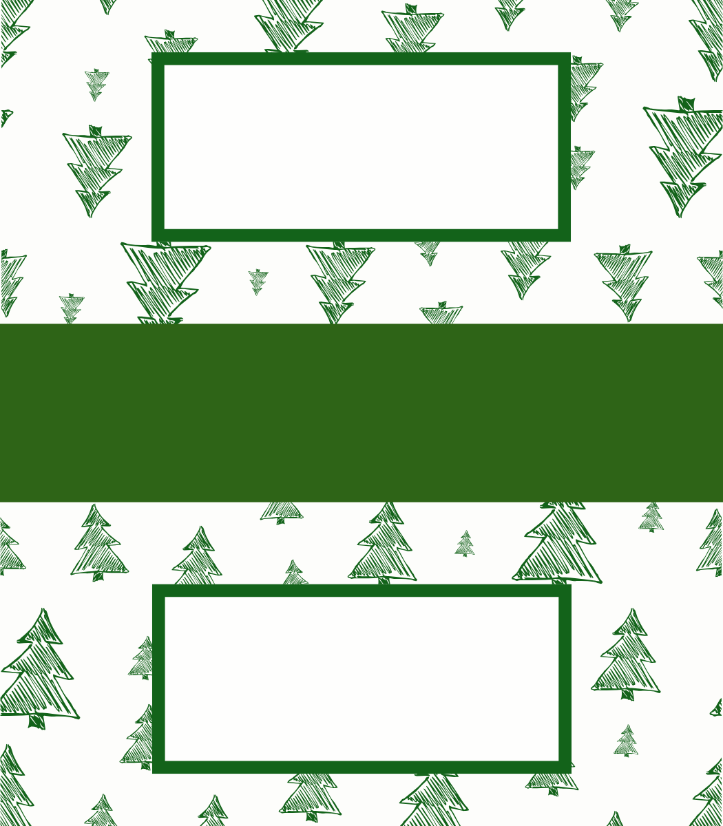 Digital Place Cards | Green Trees