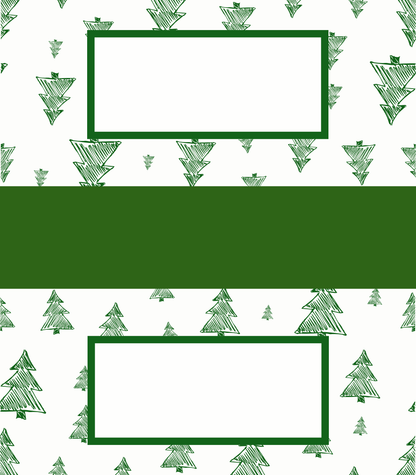 Digital Place Cards | Green Trees