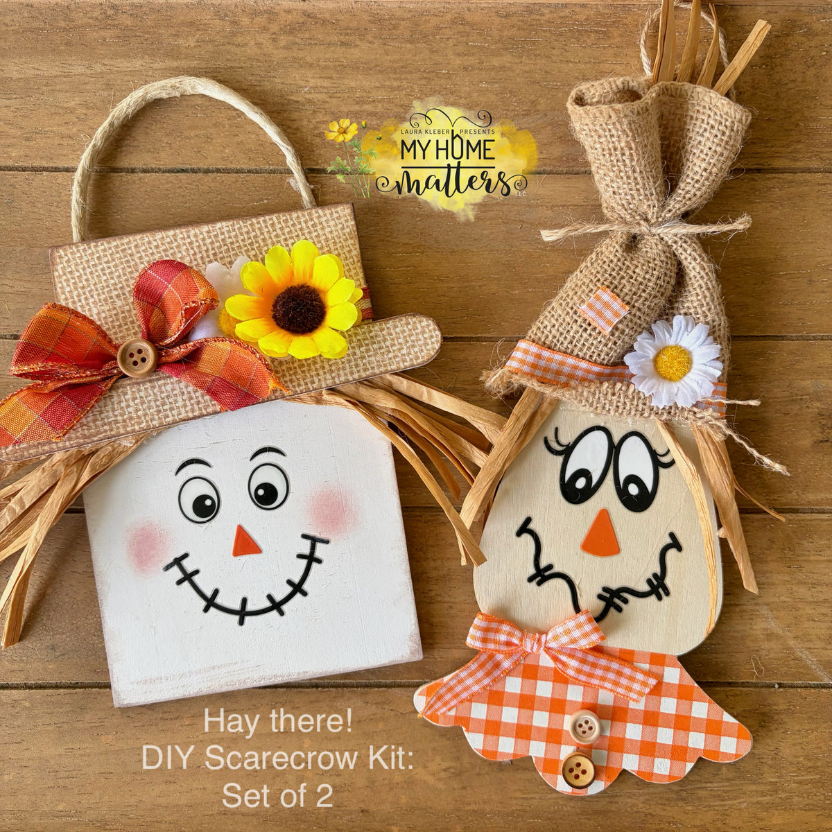 DIY Kit | Hay there! Scarecrow Kits (Set of 2)