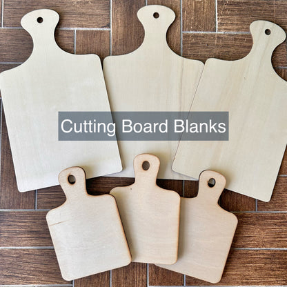 Cutting Board Blanks (Set of 3 | Decorative Use Only)