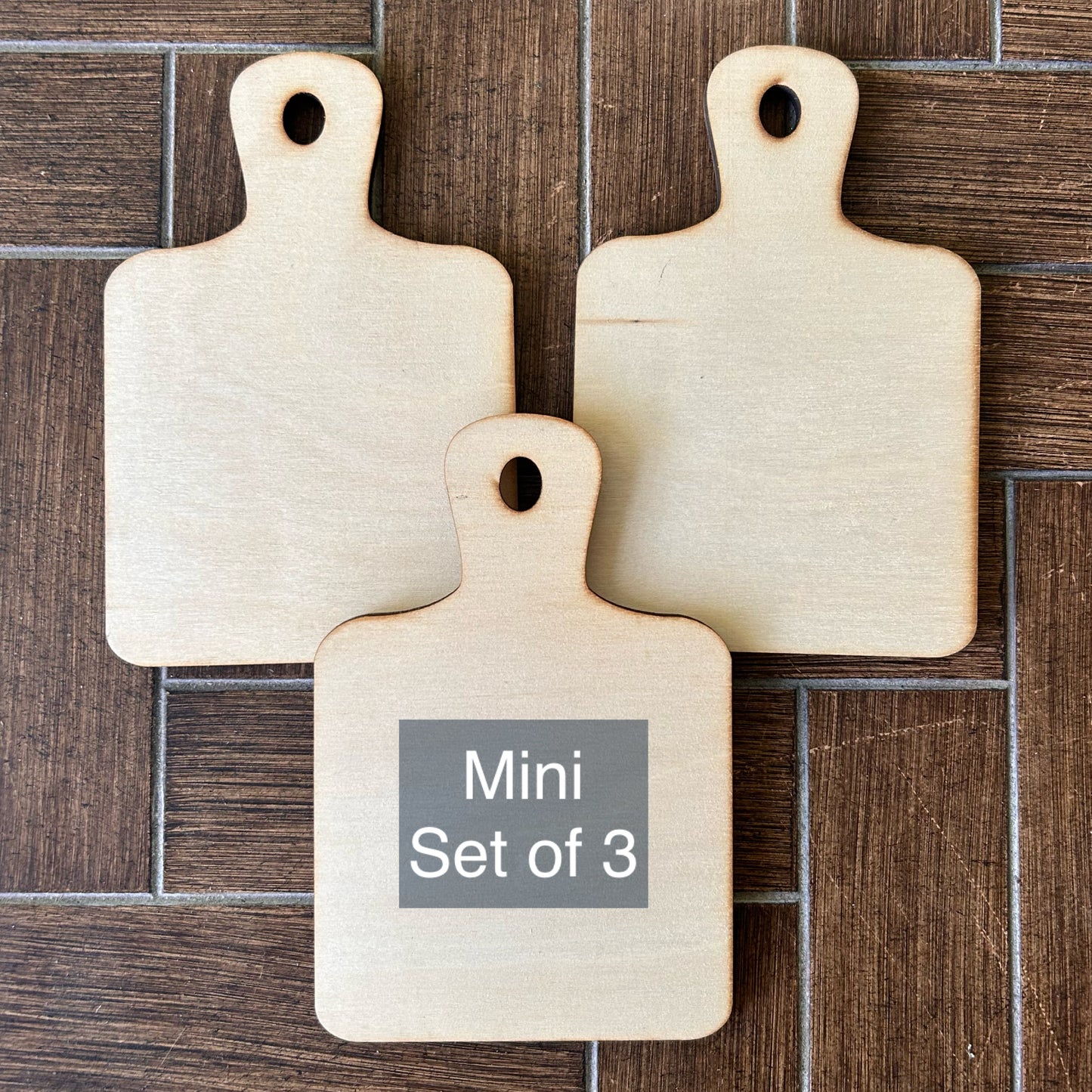 Cutting Board Blanks (Set of 3 | Decorative Use Only)