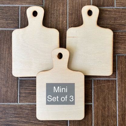 Cutting Board Blanks (Set of 3 | Decorative Use Only)