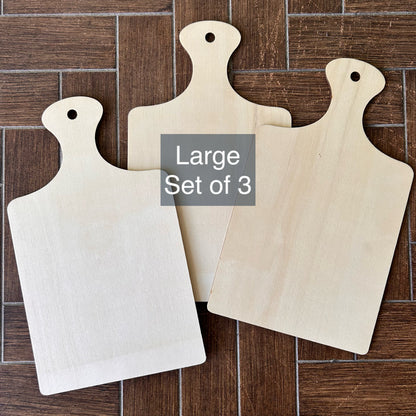 Cutting Board Blanks (Set of 3 | Decorative Use Only)