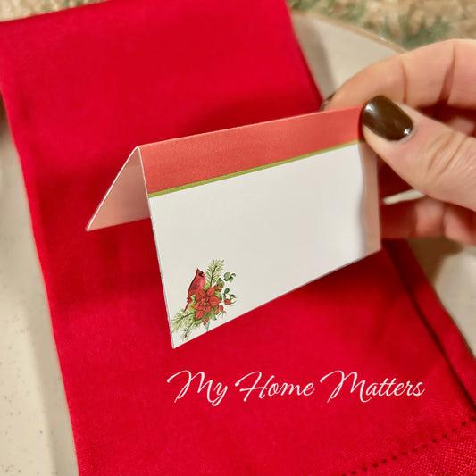 Digital Place Cards | Cardinal 1