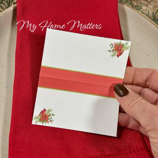Place Cards | Cardinal 1